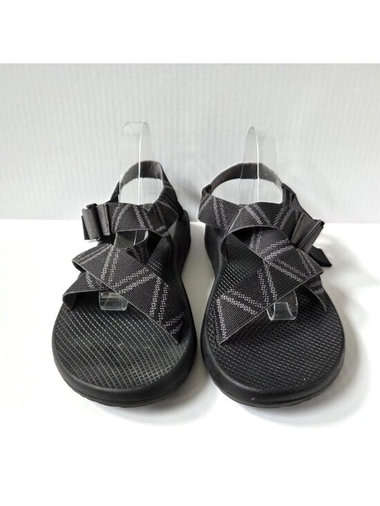 Chaco Shoes Mens 12 Mega Z Classic Black Stripe Adjustable Hiking Sandals main image 5